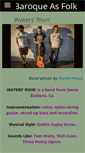 Mobile Screenshot of baroqueasfolk.com